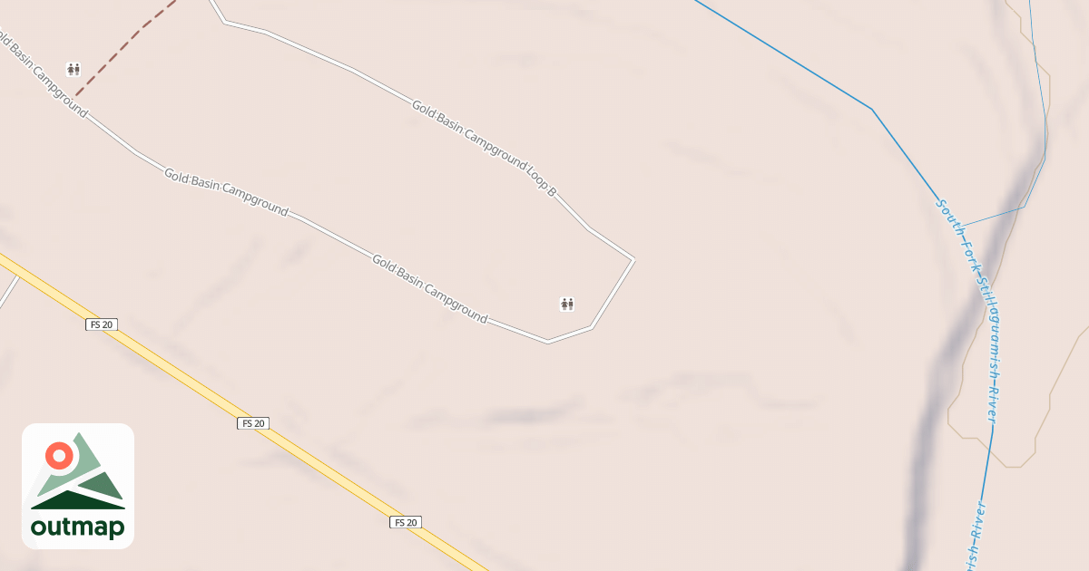 Map of GOLD BASIN CG-C