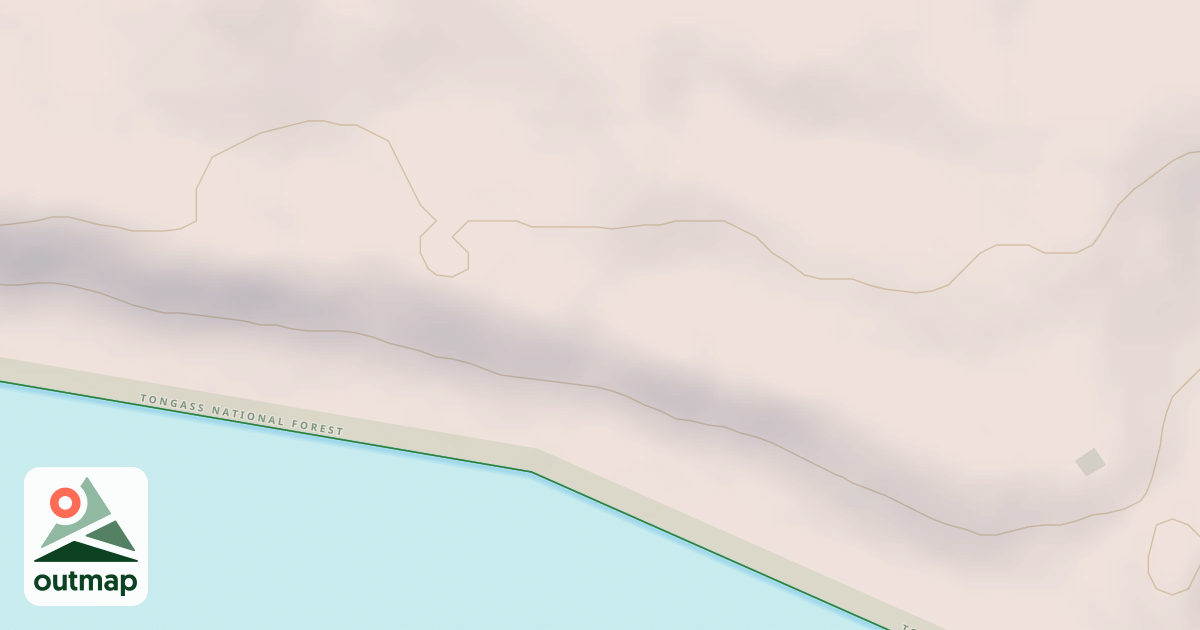 Map of NORTH BEACH SPUR TO BEACH
