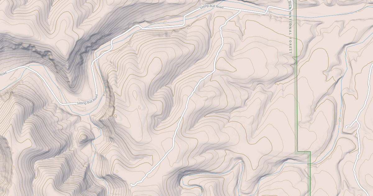 Map preview of USFS Motor Vehicle Use Map Roads {09C27787-13CE-40CD-939D-A87056FAB9A7}