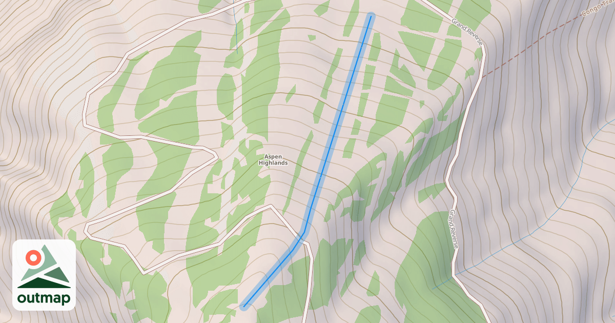 Map of Scarlett's Run