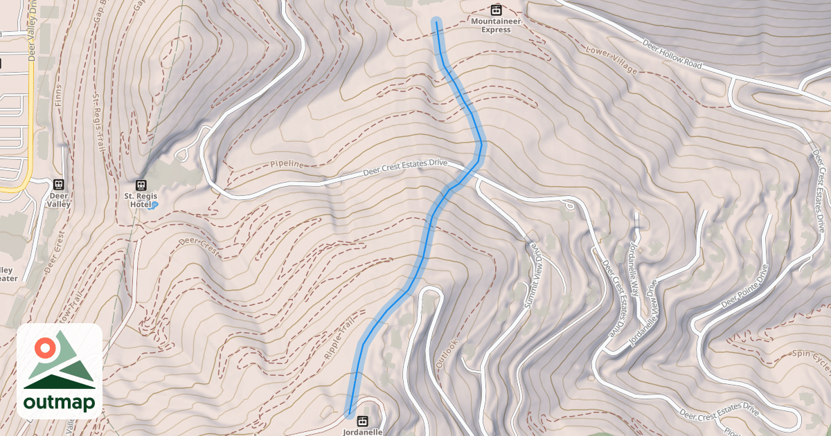 Map of Mountaineer