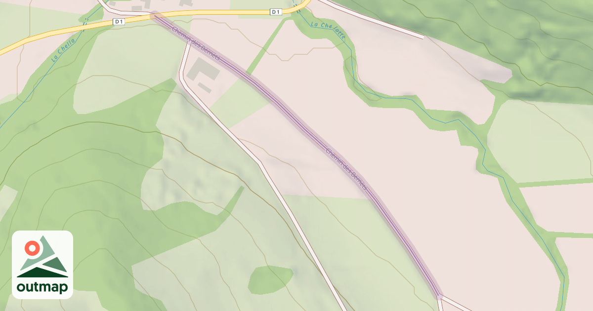 Map of Chemin des Bernets