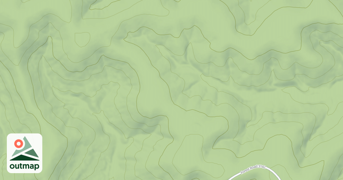 Map of GOOSENECK RIDGE