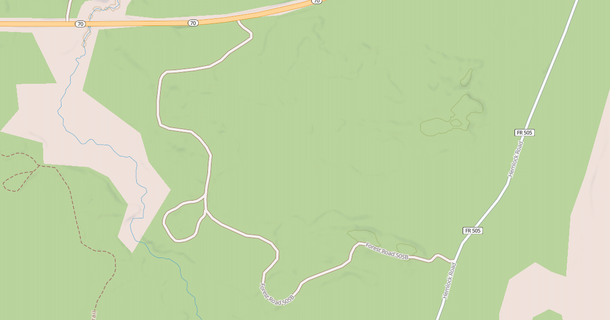 Map preview of FR 505B