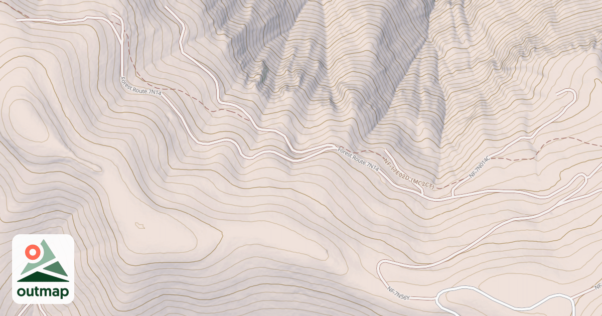 Map of USFS National Forest System Roads {3C34AD66-B4A6-4F8A-B84B-5BC825728AA1}