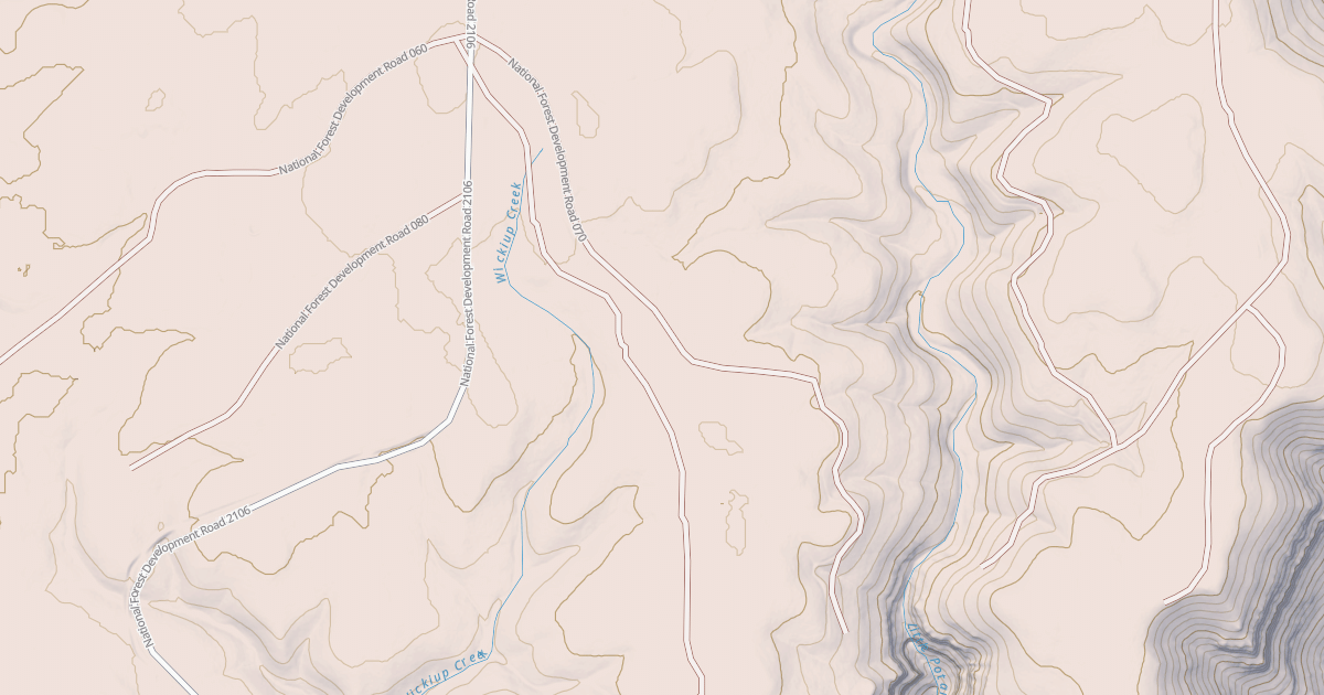 Map preview of USFS National Forest System Roads {25628D7B-2250-4725-ACDA-8A2B2AE9D2E3}