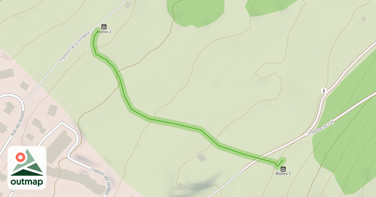 Map of Biolles