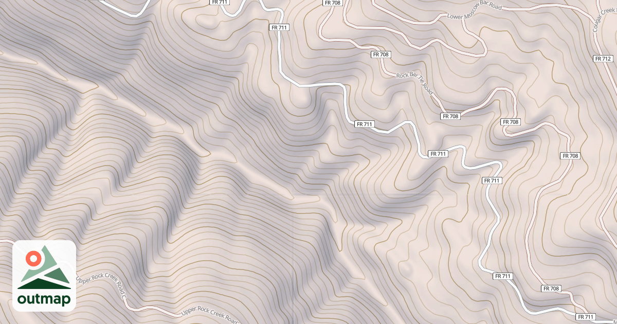 Map of MUSH ROCK
