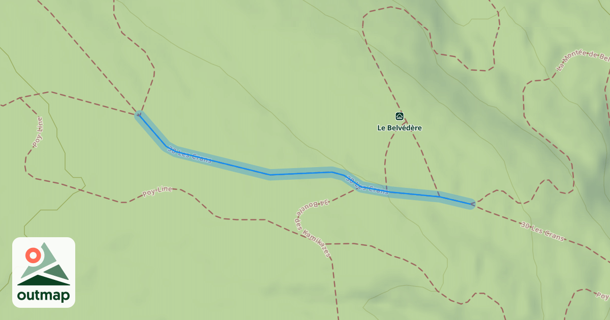 Map of 30 Les Crans
