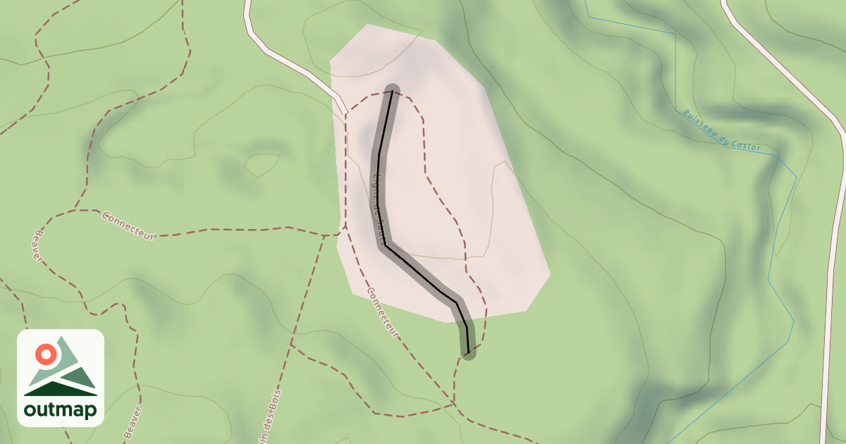 Map of Ligne de Sauts
