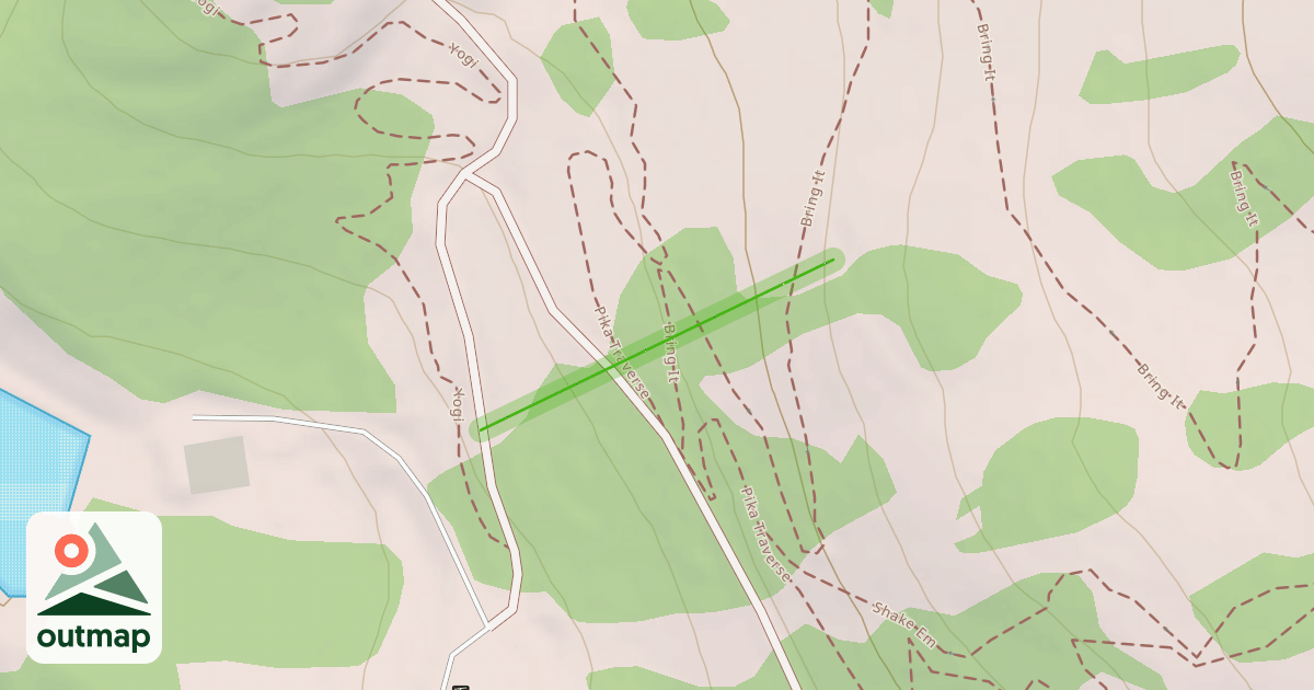 Map of Fred's Chute