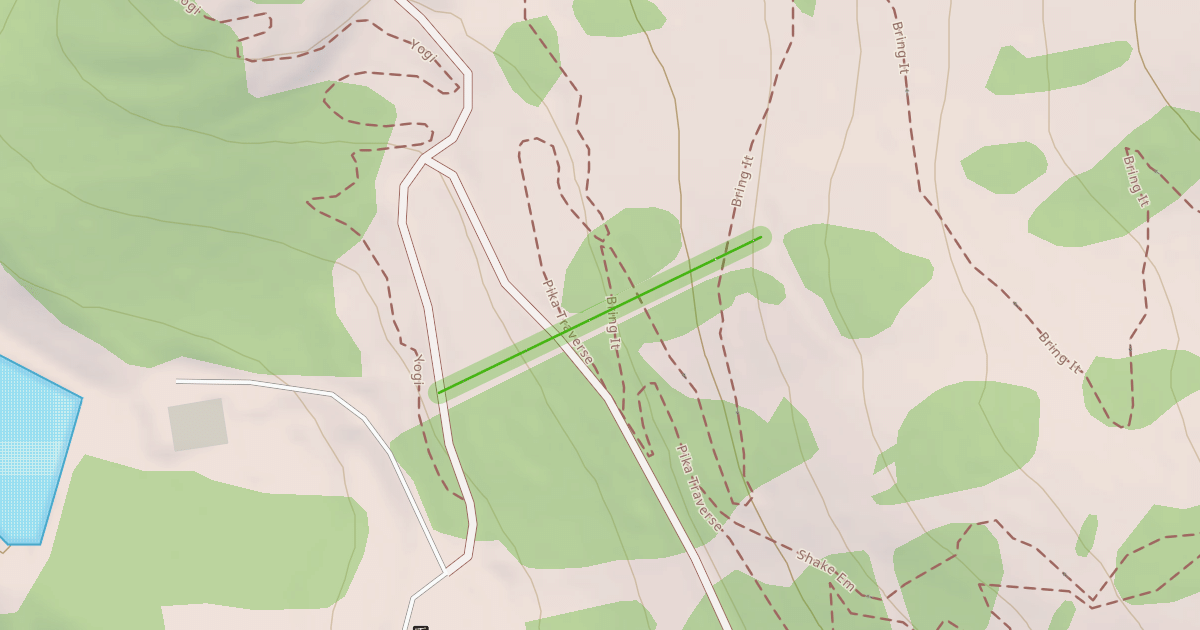 Map preview of Fred's Chute
