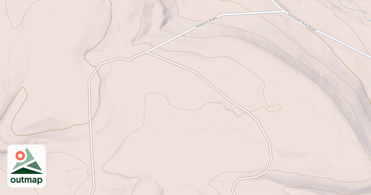 Map of Two Mile Run Snowmobile Trails