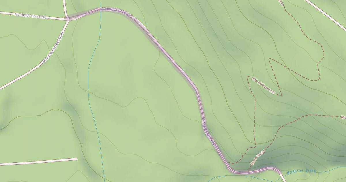 Map preview of Northside Connector