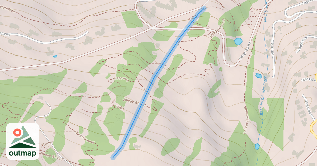 Map of Velvet Falls (Lower)