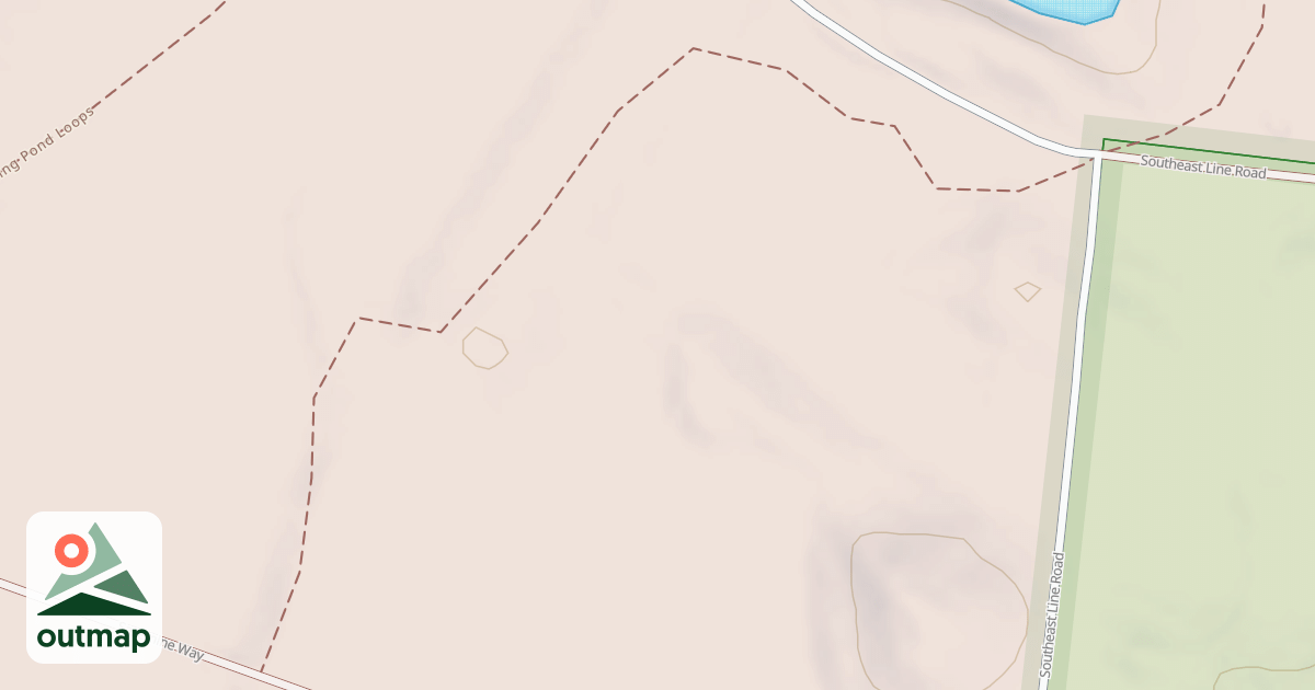 Map of Pine Barren Path