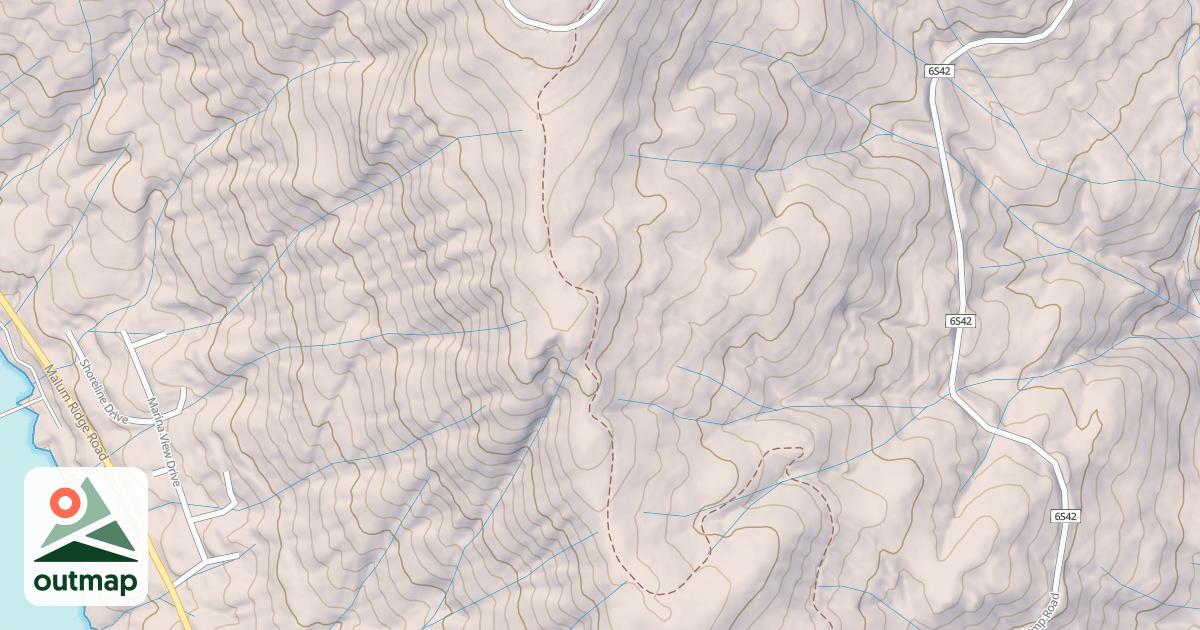Map of CENTRAL CAMP G SPUR