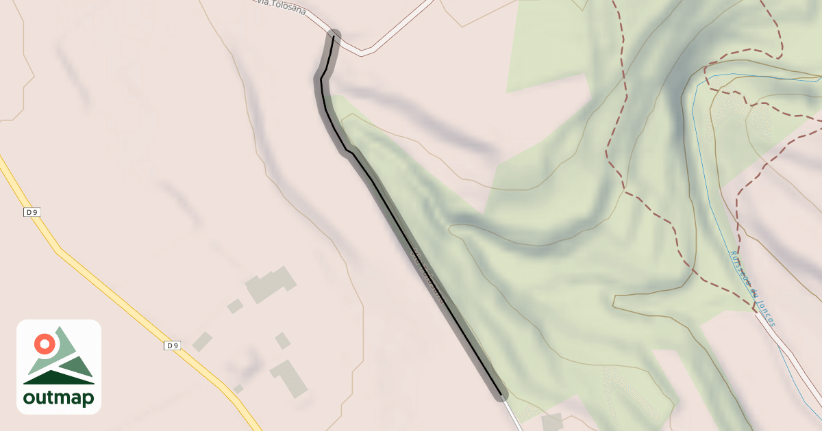 Map of Via Tolosana