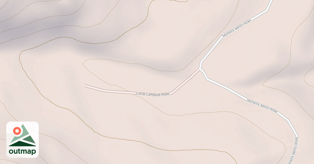 Map of CORRAL CAMPSITE