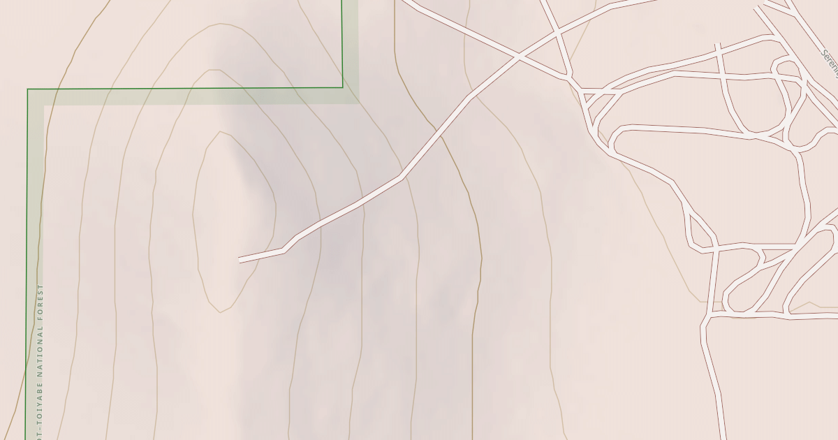 Map preview of SOUTH PEAK ROAD