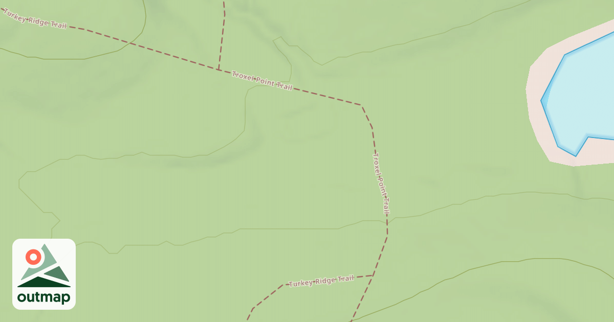 Map of Prince Gallitzin State Park Trails