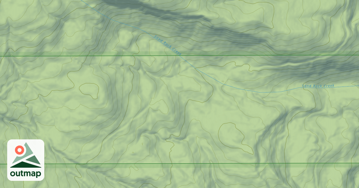 Map of SAND ROCK MTN