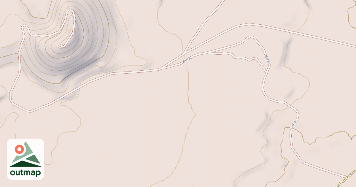 Map of EAST SAND BUTTE