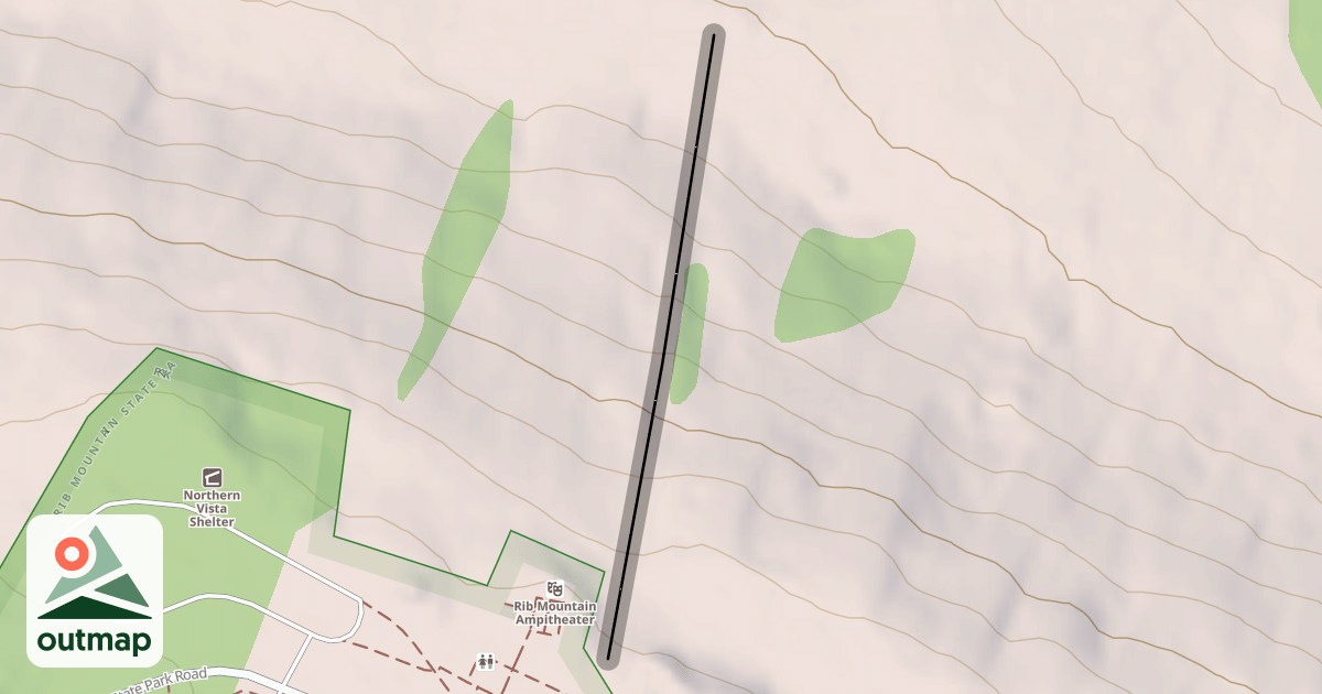 Map of Carnie's Couloir