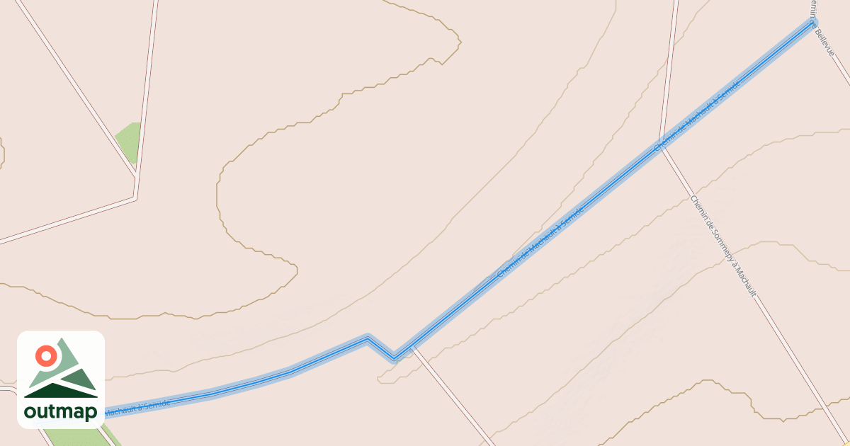 Map of Chemin de Machault à Semide