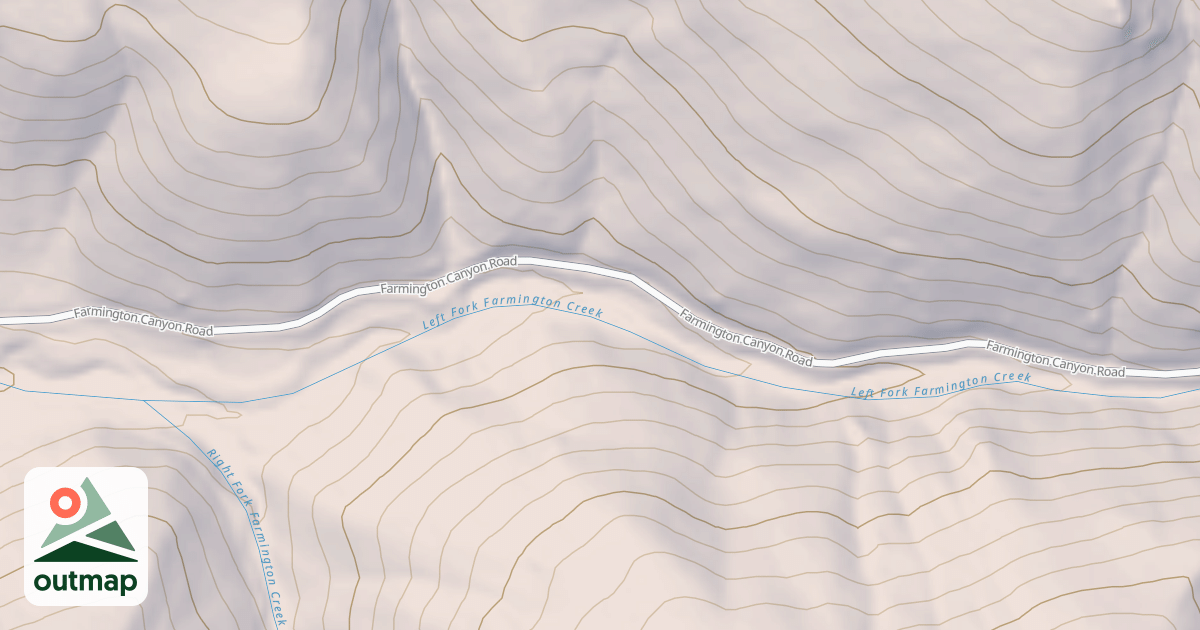Map of FARMINGTON CANYON ATV
