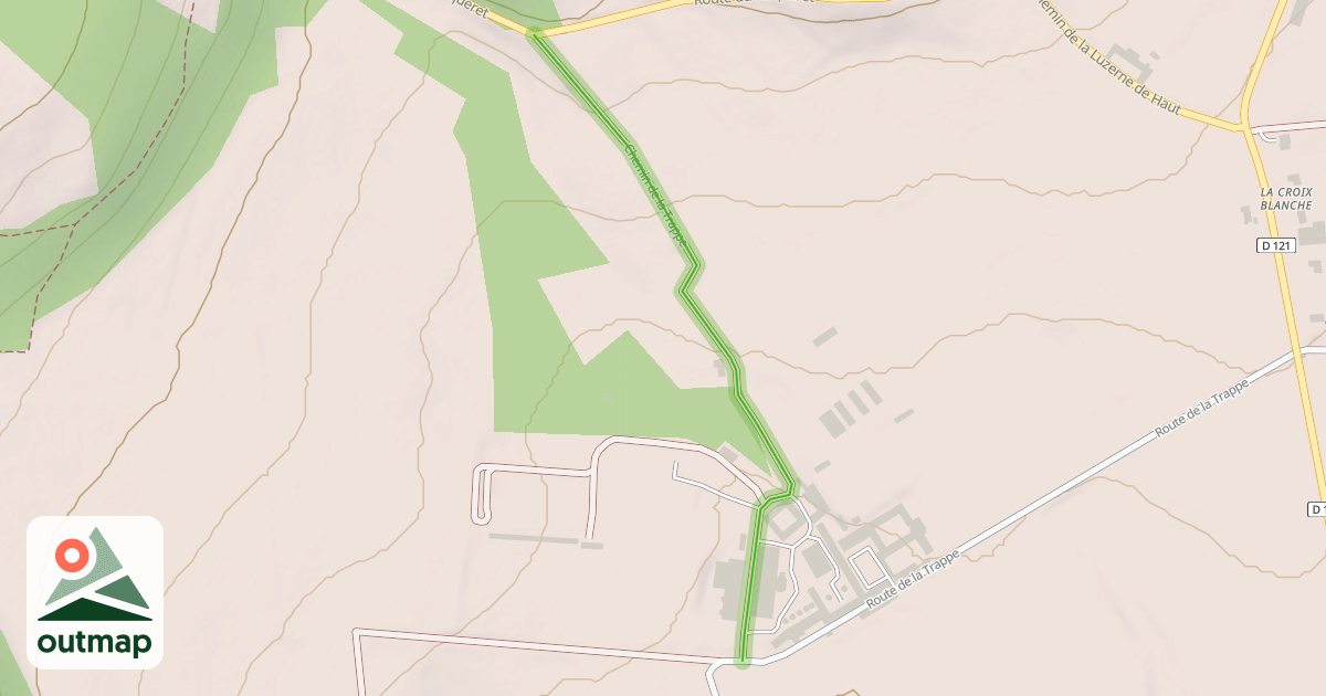 Map of Chemin de la Trappe