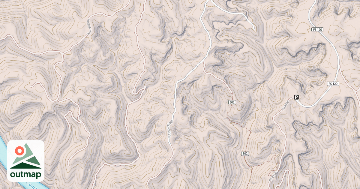 Map of ADDISON RIDGE