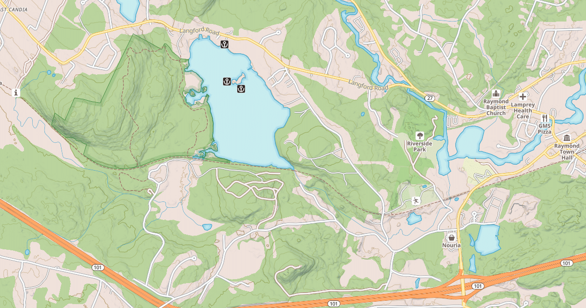 Map preview of Rockingham Rec. Rail Trail