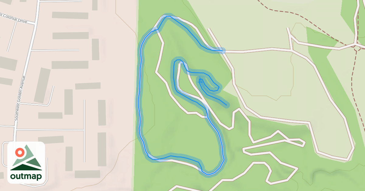 Map of Dornwood Loop in Shawnee