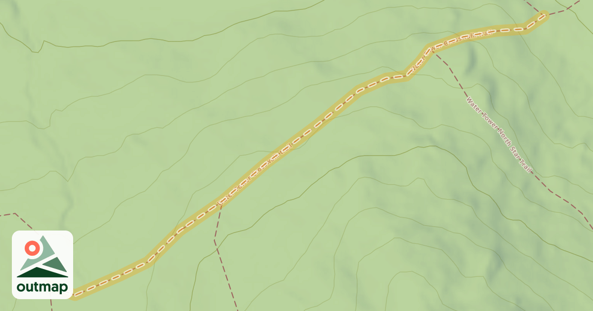 Map of Water Tower Crosswalk trail