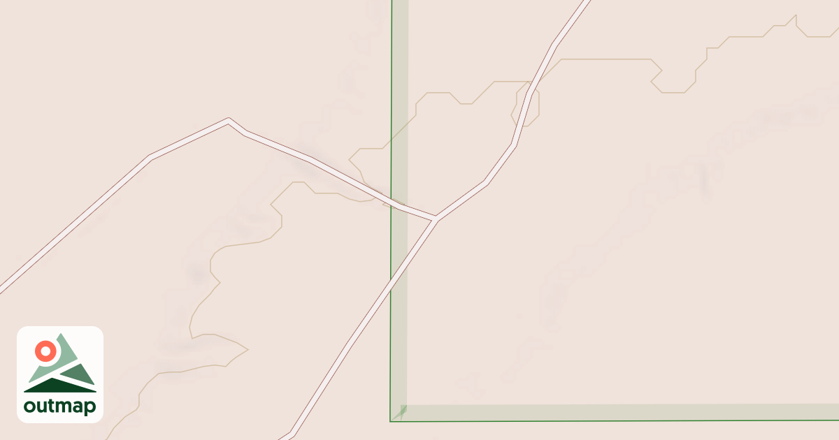 Map of COX POND SOUTH SPUR B