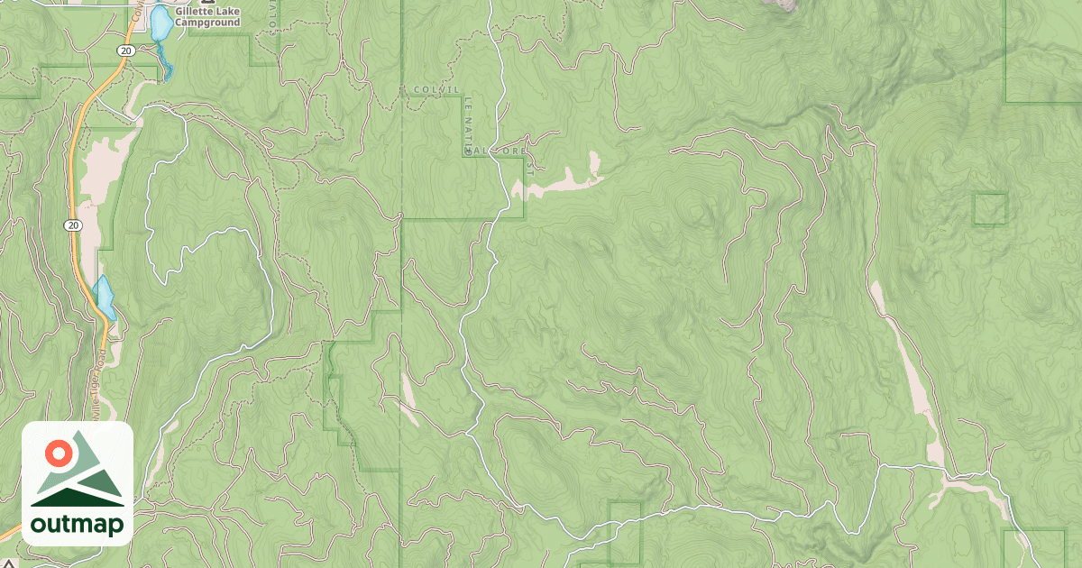 Map of TACOMA DIVIDE