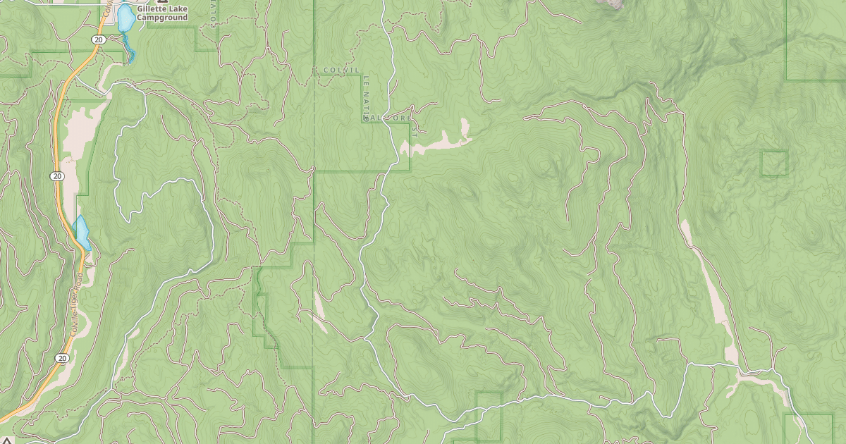 Map preview of TACOMA DIVIDE