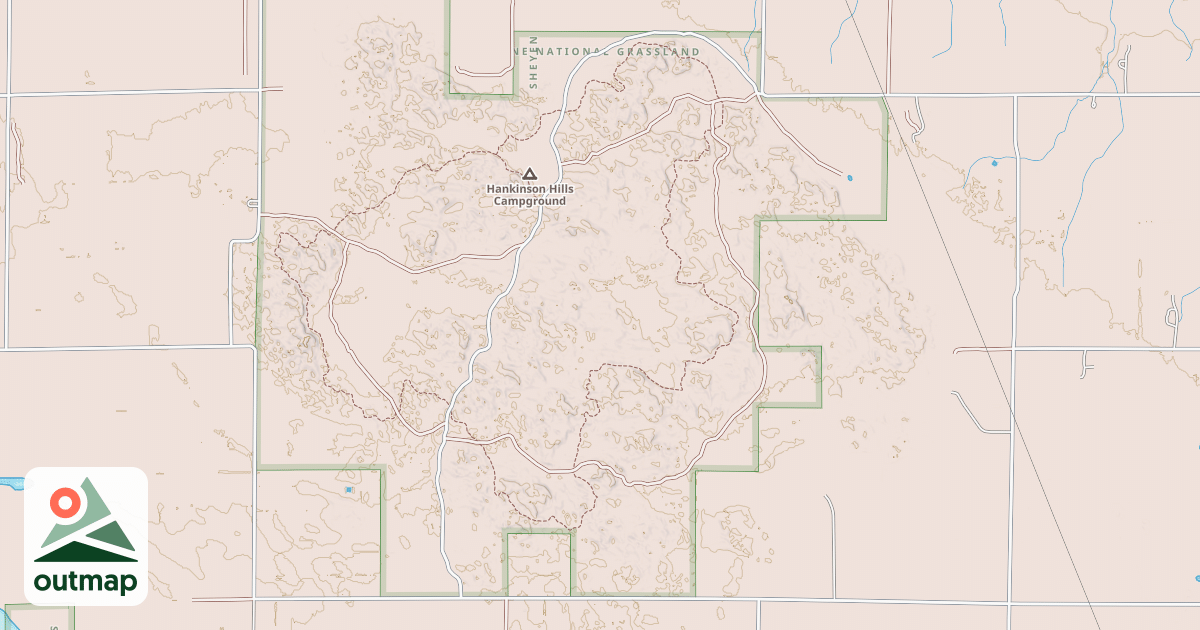 Map of (FDR) HANKINSON HILLS