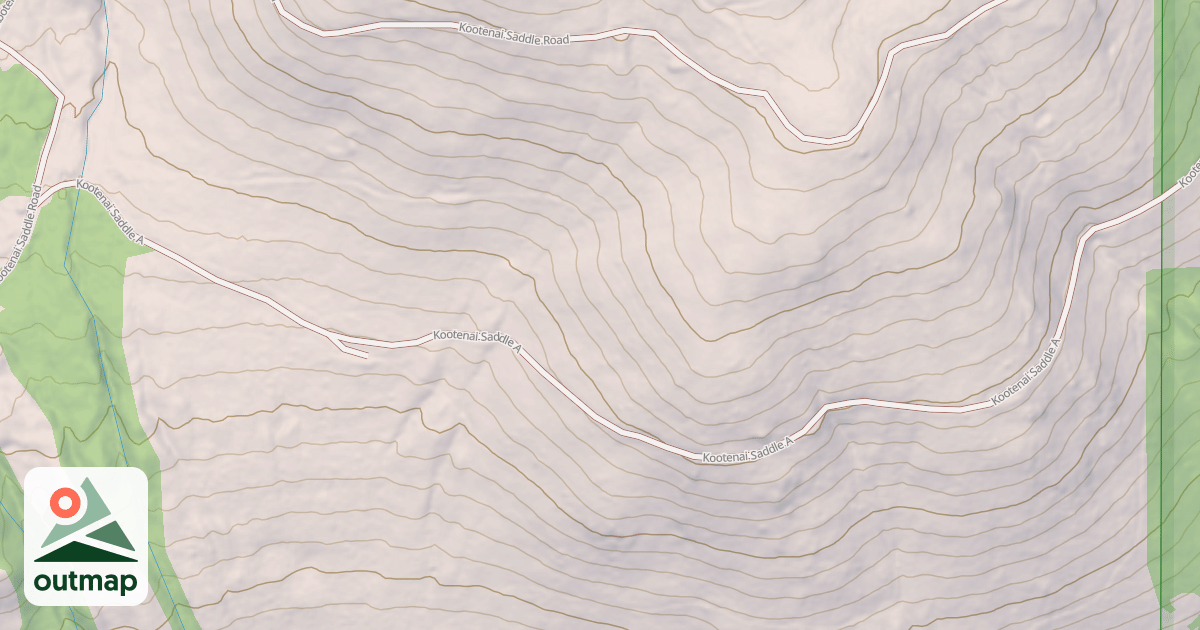 Map of KOOTENAI SADDLE A