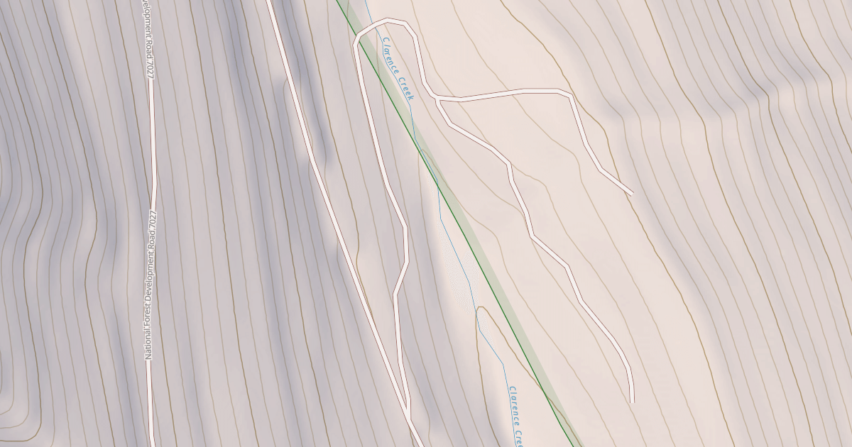 Map preview of CLARENCE CR - DRIP CR