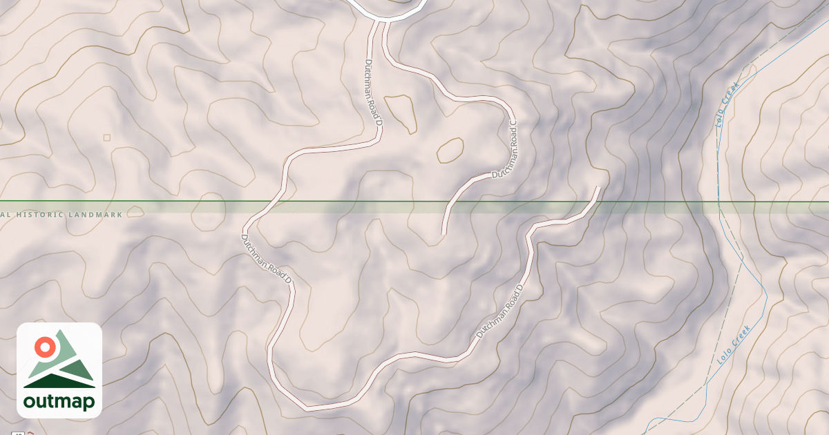Map of DUTCHMAN D