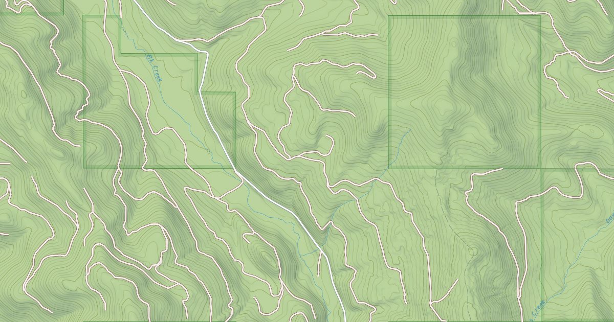 Map preview of DAVIS MTN