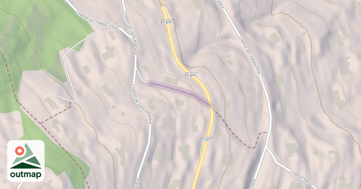 Map of Chemin des Cèdres