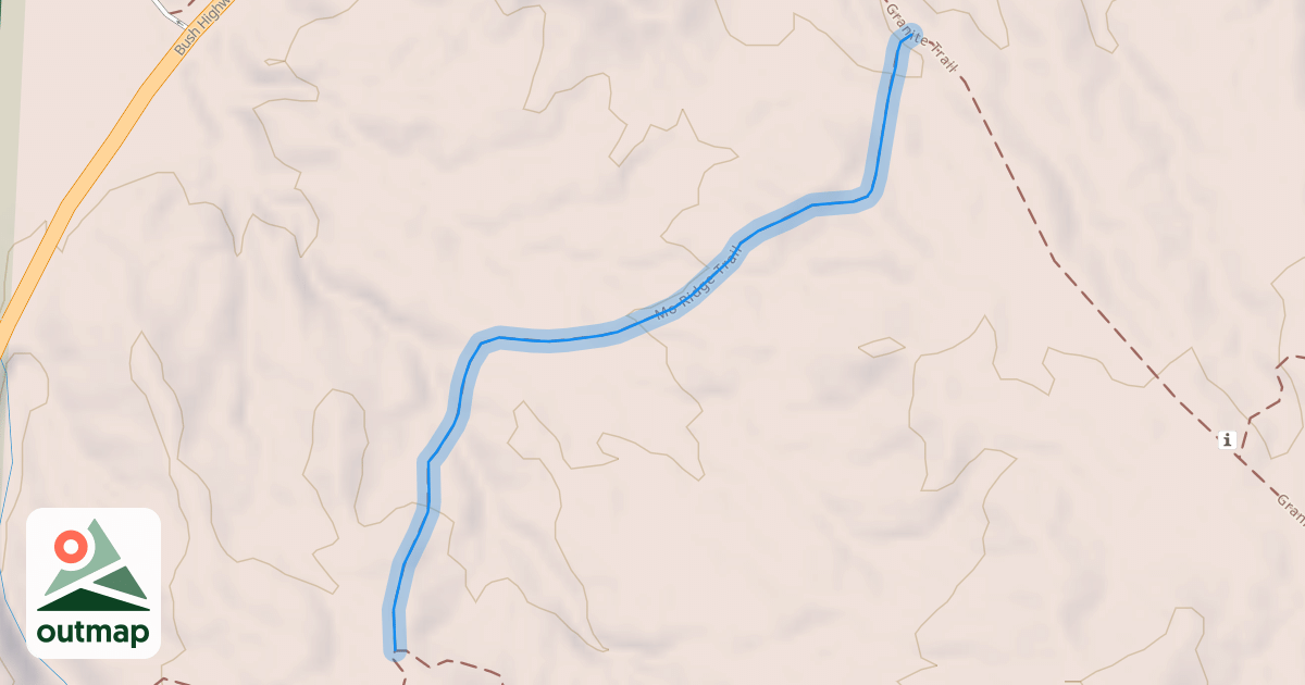 Map of Mo Ridge Trail
