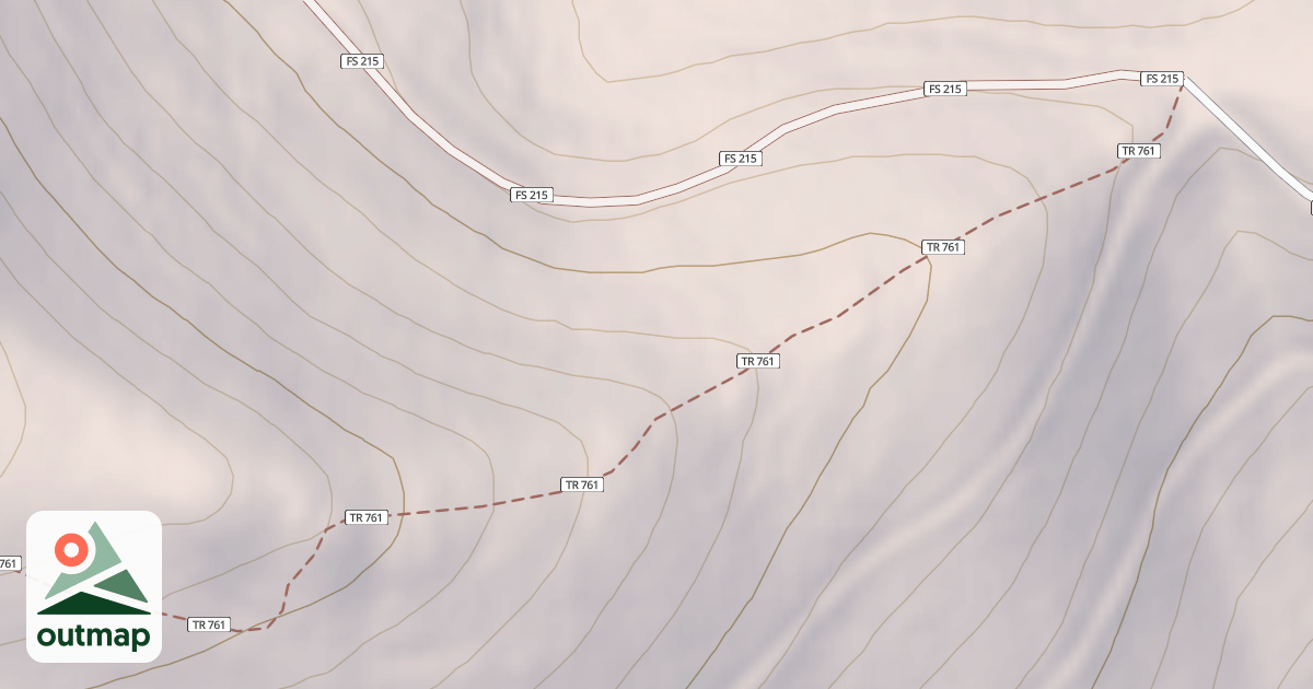 Map of Chute Gulch