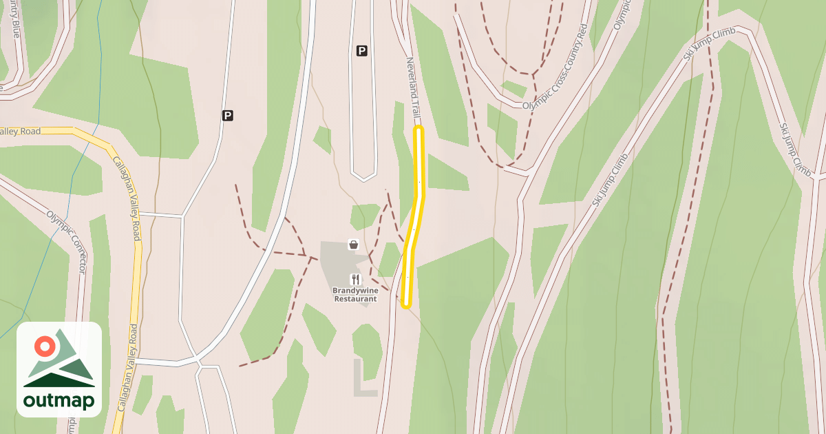Map of Neverland Trail