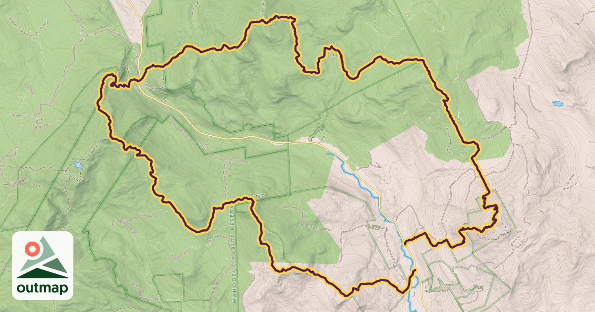 Map of Grafton Loop Trail