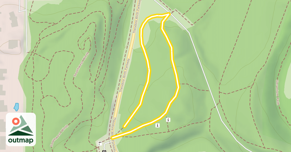 Map of Wedding Hill Trail