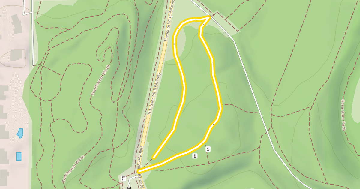 Map preview of Wedding Hill Trail
